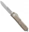 Microtech UTX-85 S/E OTF Automatic Knife Tan (3.125" Satin) 231-4TA