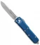 Microtech UTX-85 S/E OTF Automatic Knife Blue (3.125" Satin) 231-4BL