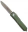 Microtech UTX-85 S/E OTF Automatic Knife OD Green (3.125" Bronze Serr)