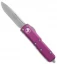 Microtech UTX-85 S/E OTF Automatic Knife Violet (3.125" Apocalyptic) 231-10APVI