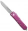 Microtech UTX-85 S/E OTF Automatic Knife Violet (3.125" Stonewash) 231-10VI