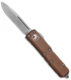 Microtech UTX-85 S/E OTF Automatic Knife Tan (3.125" Stonewash)