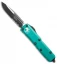 Microtech UTX-85 S/E OTF Automatic Knife Turquoise (3.125" Black Serr) 231-2TQ