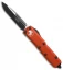 Microtech UTX-85 S/E OTF Automatic Knife Orange (3.125" Black) 231-1OR