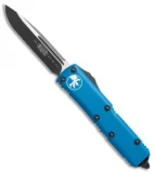 Microtech UTX-85 S/E OTF Automatic Knife Blue (3.1" Black) 231-1BL