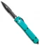 Microtech Ultratech D/E OTF Automatic Knife Turquoise CC (3.4" Black Serr)