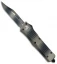 Microtech Combat Troodon Bowie OTF Automatic Knife (3.8" Tan Camo) 146-1TC