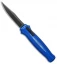 Piranha Rated-R D/A OTF Automatic Knife Blue (3.5" Black)