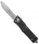 Microtech Combat Troodon Tanto Automatic OTF Knife (3.8" Stonewash Serr) 144-11