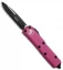 Microtech UTX-85 S/E OTF Automatic Knife Pink (3.125" Black)