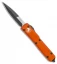 Microtech Ultratech Bayonet OTF Automatic Knife Tri-Grip Orange (3.4" Black)