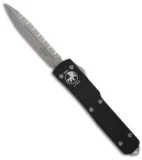 Microtech UTX-70 OTF Knife D/E Dagger Blade (2.45" Bead Blast Full Serr) 147-9