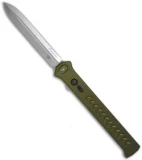 Paragon Estiletto Green OTF Automatic Knife (5.25" Plain)