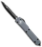 Microtech Ultratech D/E OTF Automatic Knife CC Gray (3.4" Black Full Serr)