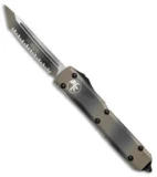 Microtech Ultratech T/E OTF Automatic Knife CC (3.4" Tan Camo Full Serr) 123-3TC