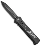 Paragon Para X  Dagger OTF Automatic Knife Death Head (3.5" Black)