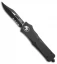 Microtech Combat Troodon Bowie OTF Knife Tactical (3.8" Black Serr) 146-2T