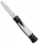 AKC 077 Concord OTF Automatic Knife Black/White (3.25" Satin Flat)