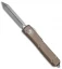 Microtech Ultratech Spartan OTF Automatic Knife Tan CC (3.4" Stonewash) 223-10TA