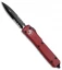 Microtech Ultratech D/E OTF Automatic Knife Red CC (3.4" Black Serr)