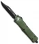 Microtech Combat Troodon Bowie OTF Knife OD Green (3.8" Black) 146-1OD
