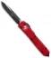 Microtech Ultratech S/E OTF Automatic Knife Red CC (3.4" Black) 121-1RD