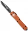 Microtech UTX-70 S/E OTF Automatic Knife Orange (2.4" Black) 148-1OR