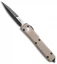 Microtech Ultratech Bayonet OTF Automatic Knife Tan CC (3.4" Black) 120-1TA