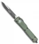 Microtech UTX-70 S/E OTF Automatic Knife Green (2.4" Two-Tone) 148-1