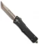 Marfione Custom Combat Troodon Hellhound Tanto OTF Knife Black (Bronze SW)