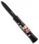 AKC 077 Concord OTF Automatic Knife Red/White Skull (3.25" Black Flat)
