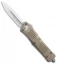 Microtech Combat Troodon D/E OTF Automatic Knife Tan (3.8" Stonewash) 142-10TA