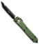 Microtech Ultratech Tanto T/E OTF Automatic Knife OD Green CC (3.4" Black)