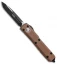Microtech Ultratech S/E OTF Automatic Knife Tan CC (3.4" Black) 121-1TA