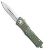 Microtech Combat Troodon D/E OTF Knife OD Green (3.8" Satin Serr) 142-5OD