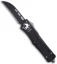 Microtech Combat Troodon Wharncliffe OTF Knife (Black PLN) 145-11