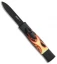 AKC Minion Concord OTF Automatic Knife Flames (2.3" Black Flat Grind)