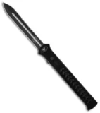 Paragon Estiletto OTF Automatic Knife Black (5.25" Black Serr Edge)