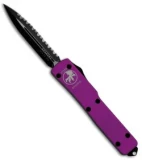 Microtech UTX-70 D/E OTF Automatic Knife Violet (2.4" Black Full Ser) 147-3VI