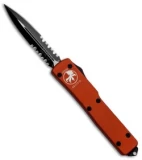 Microtech UTX-70 D/E OTF Automatic Knife Orange (2.4" Black Serr) 147-2OR