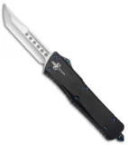 Marfione Custom Combat Troodon Hellhound Tanto OTF Knife Black Aluminum (Mirror)