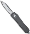 Microtech Dark Grey UTX-85 D/A OTF Automatic Knife (Satin PLN)