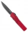 Brian Tighe & Friends Twist Tighe OTF Automatic Knife Distressed  Red (3.6" DLC)