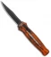 Piranha Rated-R D/A OTF Automatic Knife Tactical Orange (3.5" Black)