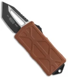 Microtech Exocet Tanto T/E CA Legal OTF Automatic Tan (1.9" Black) 158-1TA