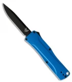 Benchmade Om D/A OTF Automatic Knife Blue Alum. (2.5" Black DLC) 4850BK-1