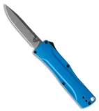 Benchmade Om D/A OTF Automatic Knife Blue Alum. (2.5" Gray)  4850-1