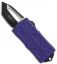 Microtech Exocet Tanto CA Legal OTF Automatic Knife Purple (1.9" Black) 158-1PU