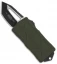 Microtech Exocet Tanto CA Legal OTF Automatic Knife OD Green (1.9" Black)