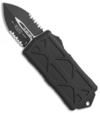 Microtech Exocet Dagger CA Legal OTF Automatic Black (1.9" Black Serr) 157-2T